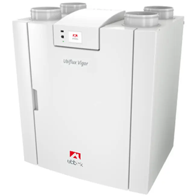 Ubbink VMC double flux unité murale Ubiflux Vigor W225 4/0 droite