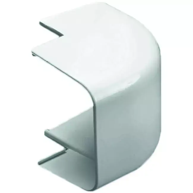 Climaplus air conditioning duct Angle extérieur 125 x 75mm RAL 9010 WHITE