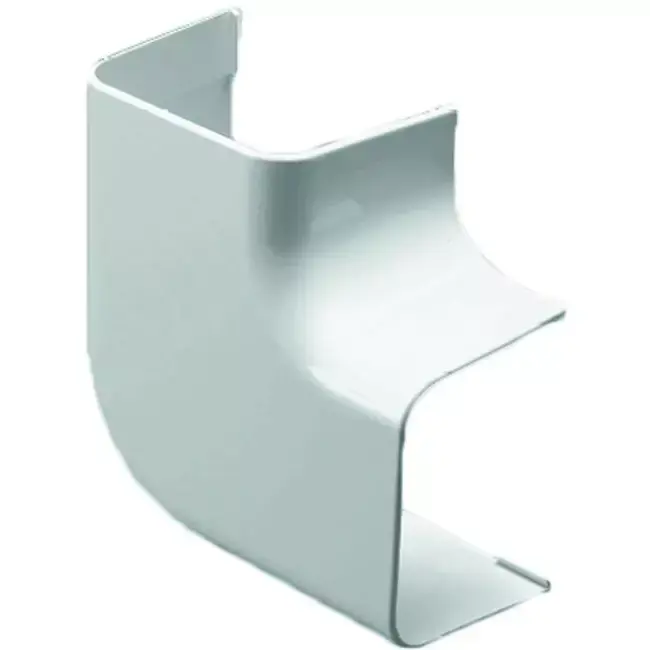 Climaplus gaine de climatisation Coude plat 70x55mm RAL 9010 BLANC