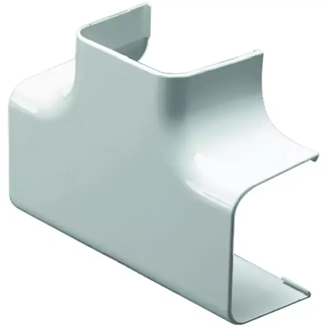 Climaplus gaine de climatisation Pièce en T pour gaine de montage 125 x 75 mm RAL 9010 BLANC