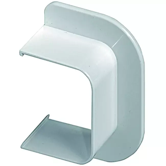 Climaplus air conditioning duct Wall rosette flat 125 x 75mm RAL 9010 WHITE