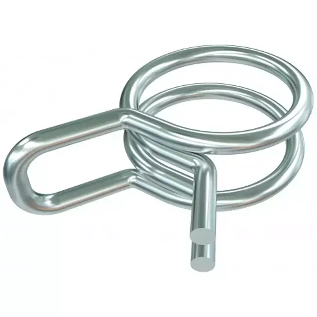 Sauermann Collier de serrage en fil d‘acier pour tuyau Ø6mm (jeu de 25 pièces)