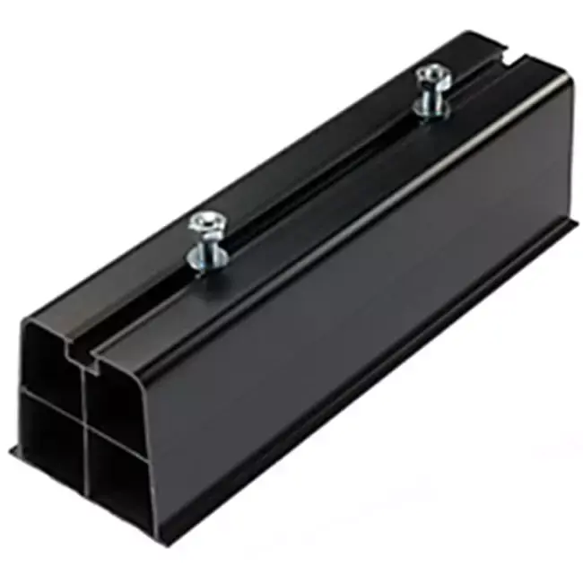 Barre de montage à l‘extérieur de l‘unité en PVC dur, longueur 450 mm