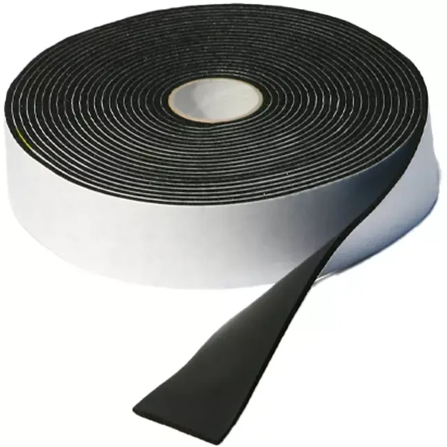 Ruban de mousse isolante Maxifoam Noir, Rouleau de 10 mètres