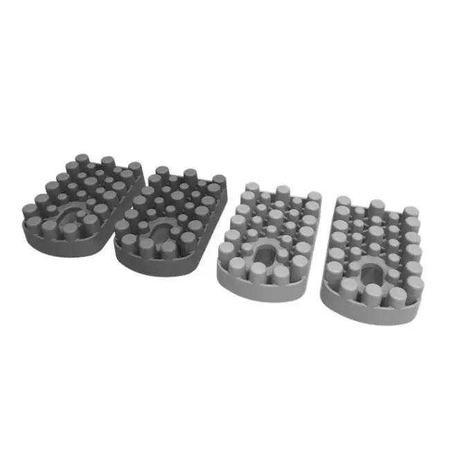 Kit de vibration 14PLUS 2 amortisseurs souples et 2 amortisseurs durs jusqu‘à 100 kG
