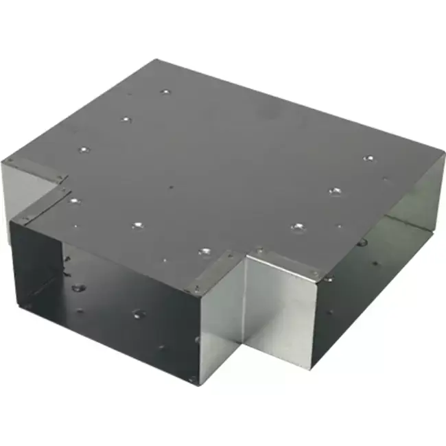 Pièce en T (coudée) 90 degrés 170x80 mm - 170x80 mm pour tuyau de fumée