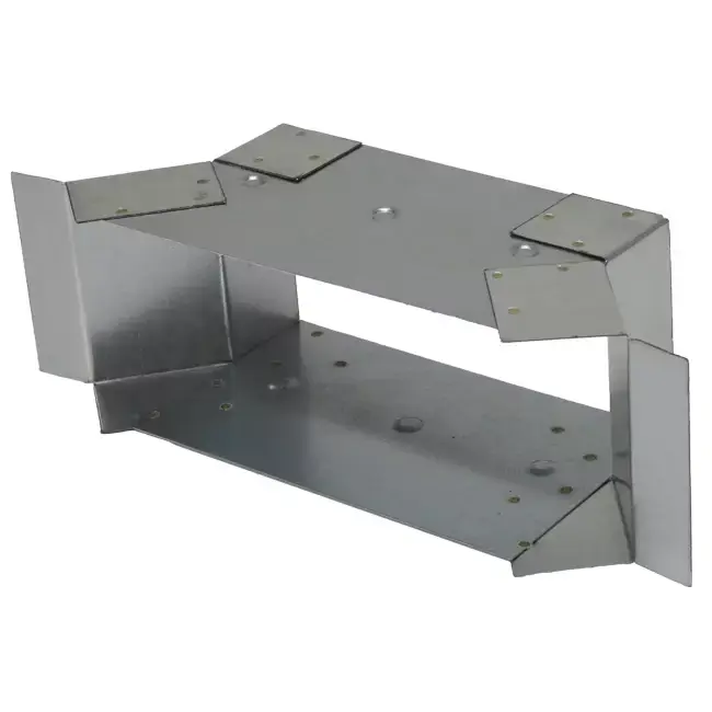 Raccordement latéral 170x80 mm pour tuyau d‘évacuation des fumées
