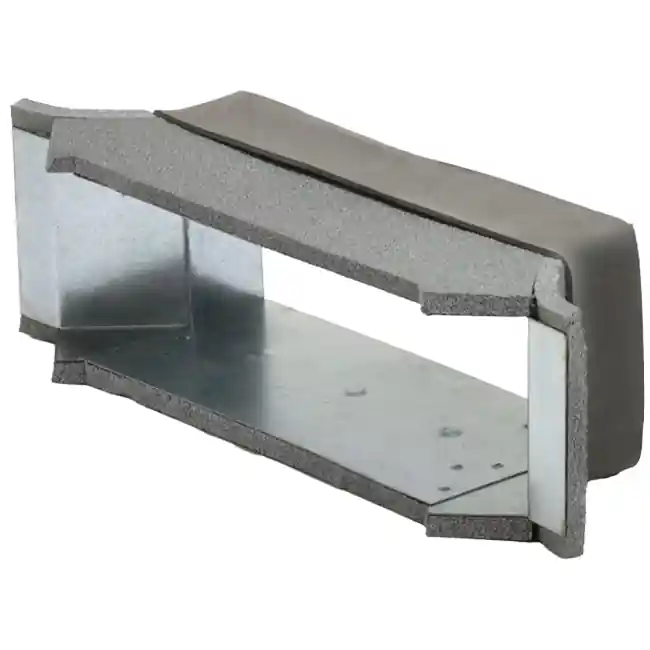 Raccordement latéral Thermoduct 170mm x 80mm pour gaine