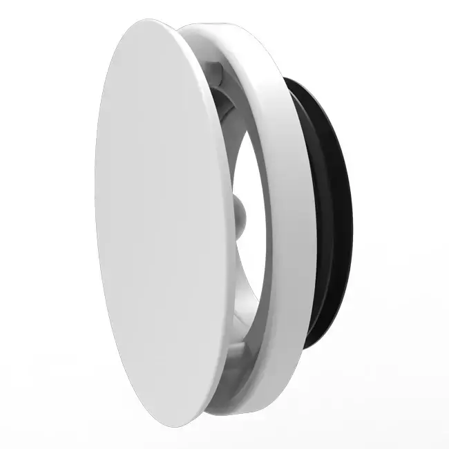 Vent-Axia Uniflexplus RV 100 mm robinet d‘alimentation et de vidange réglable - blanc