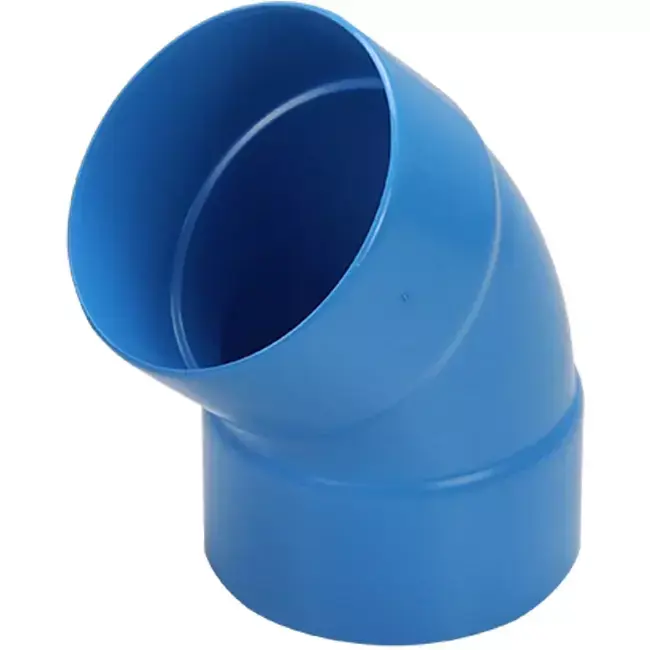 Wavin Ventiza coudée 45 degrés PVC rond par diamètre 125 mm M/M