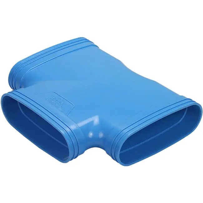 Wavin Ventiza T-pièce 90 degrés PVC ovale 235x80 mm M/M/M