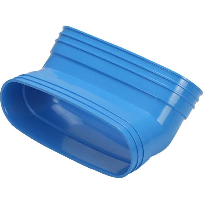 Wavin Ventiza Coude 45 degrés PVC ovale 235x80 mm vertical M/M