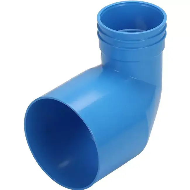 Wavin Ventiza élément terminal 90 degrés PVC rond 125x80x70 mm M/M