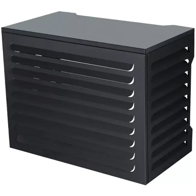 Enveloppe de la climatisation et de la pompe à chaleur petite RAL7024 anthracite
