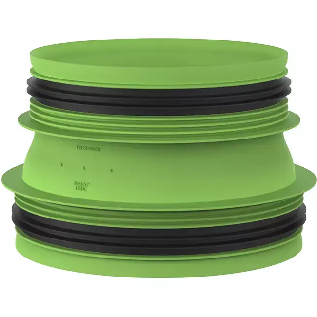 Raccord Duco avec caoutchouc D160-D180 (M/M)