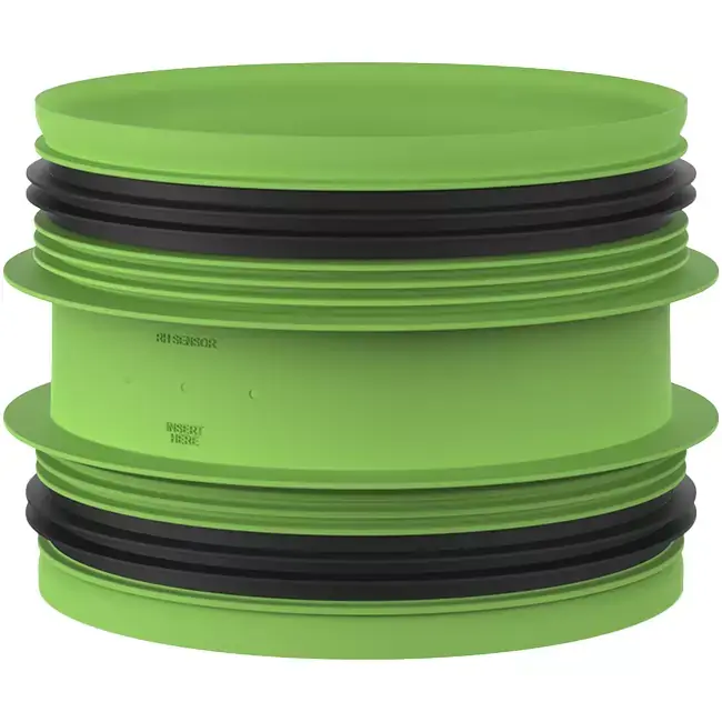 Raccord Duco avec caoutchouc D160-D160 (M/M)