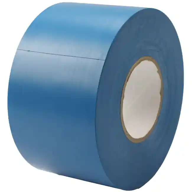 Ruban PVC bleu 50 mm de large - rouleau de 33 m