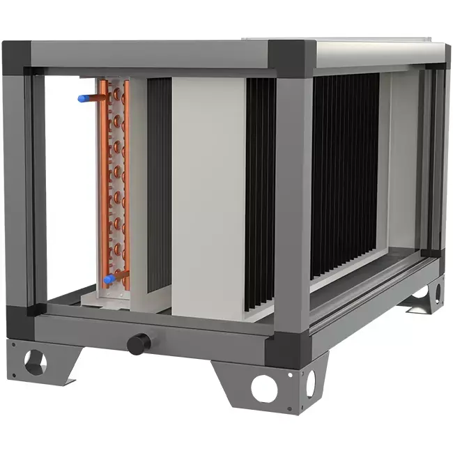 Batterie à eau à commutation automatique Maxivent 12,00 kW pour le chauffage, 4,24 kW pour le refroidissement CCW1