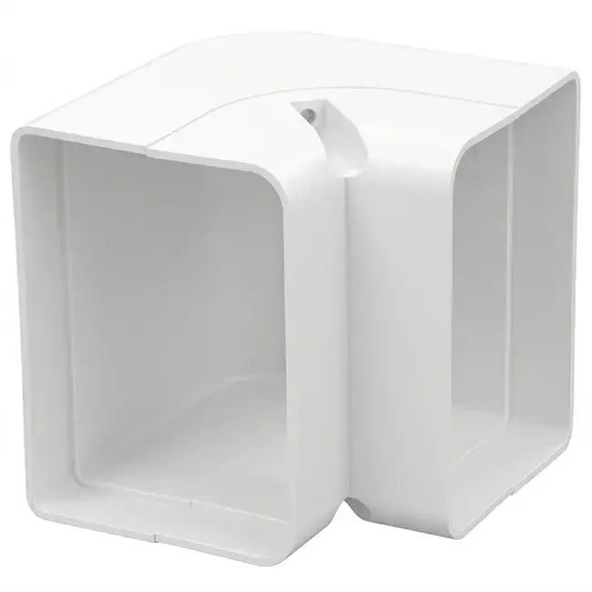 Coude intérieur ClimaConnect pour gaine de montage 100 mm - RAL 9010