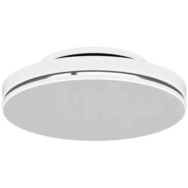 Diffuseur plafonnier en acier avec sortie ronde - 200 mm - RAL 9016