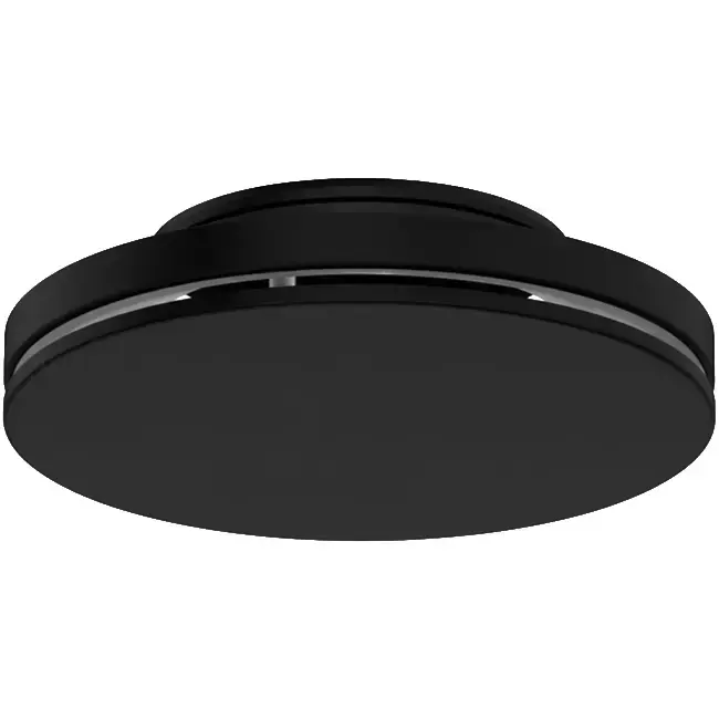 Diffuseur plafonnier en acier avec sortie ronde - 160 mm - RAL 9005