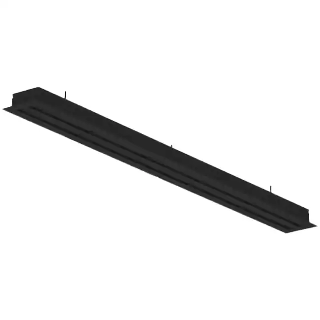Diffuseur de ligne aluminium avec 4 lames orientables - 1500 mm - RAL 9005
