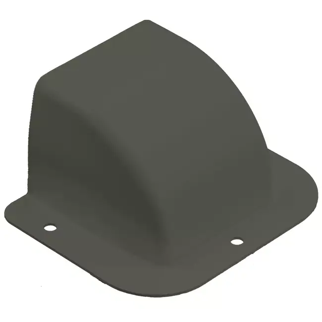 Optimalduct Climclick Wall Cap 80x60 mm RAL 7016 Anthracite