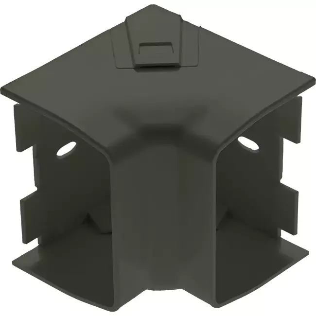 Optimalduct Climclick Coude intérieur angulaire 80x60 mm RAL 7016 Anthracite