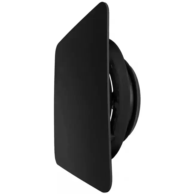 ClimaConnect Design grille carrée Ø 125 mm - noir