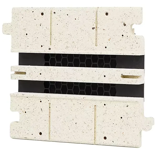 Profilé intermédiaire Ergovent pour diffuseurs modulaires à fentes enfichables 200 mm - 2 fentes