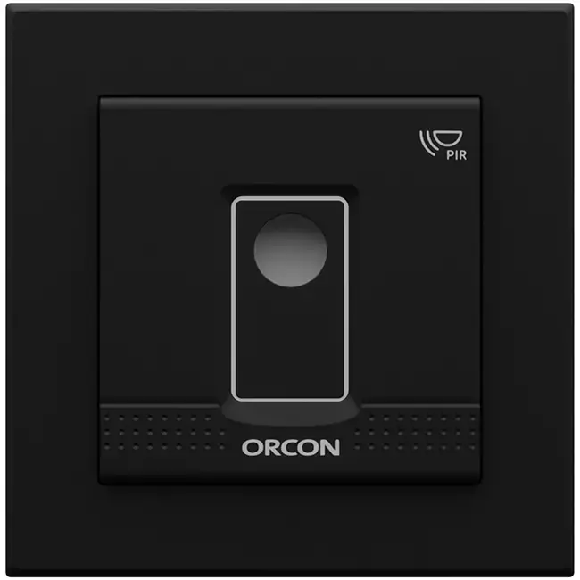 Couvercle noir pour détecteur de mouvement Orcon encastré 15RF