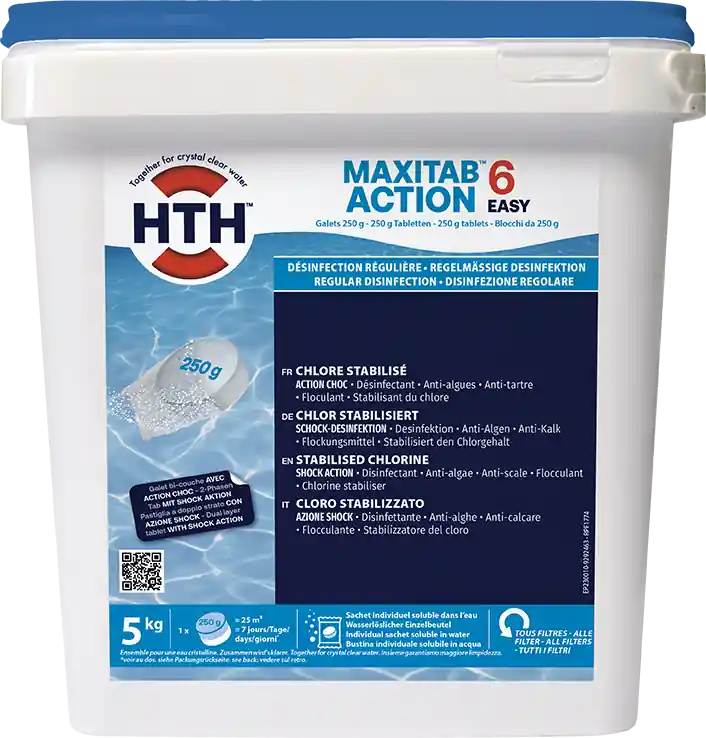 Maxitab Action 6 Easy 250g 5kg -Hth