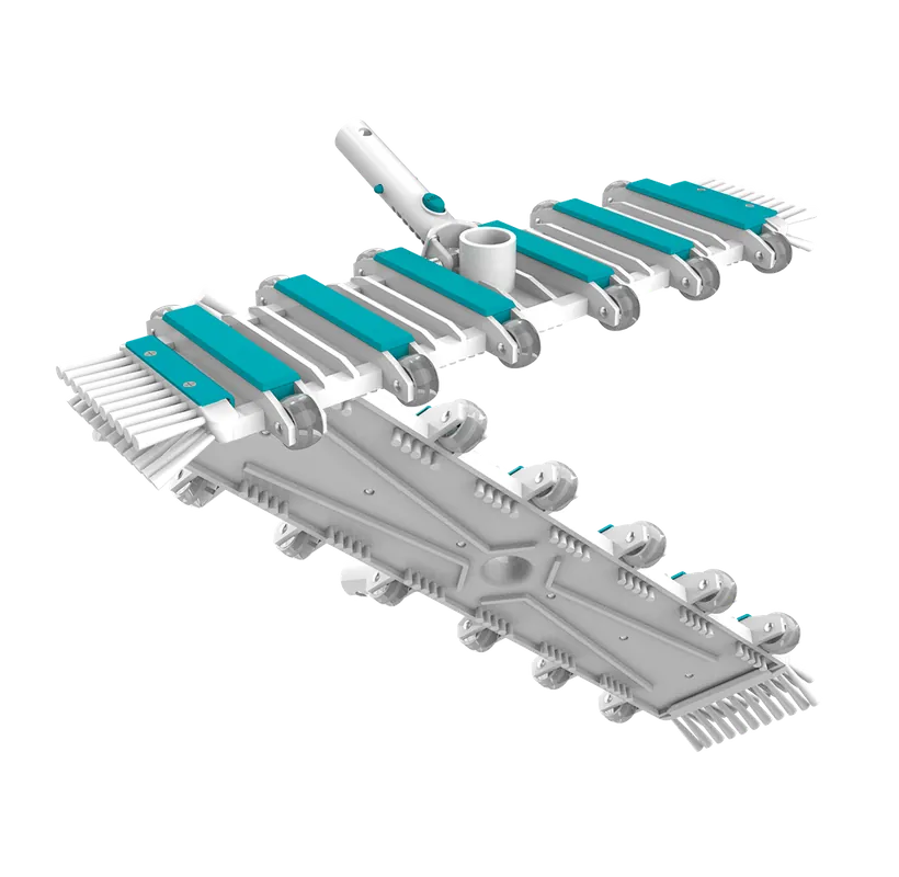 Balai Rectangulaire 12 roues Flexible – Bayrol