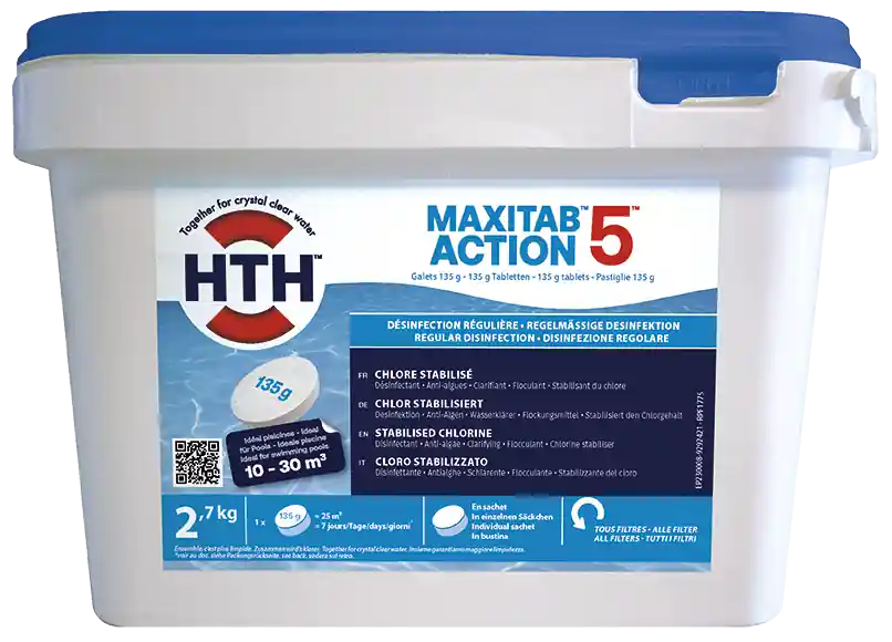 Maxitab Action5 Galet 135g 2,7kg – Hth