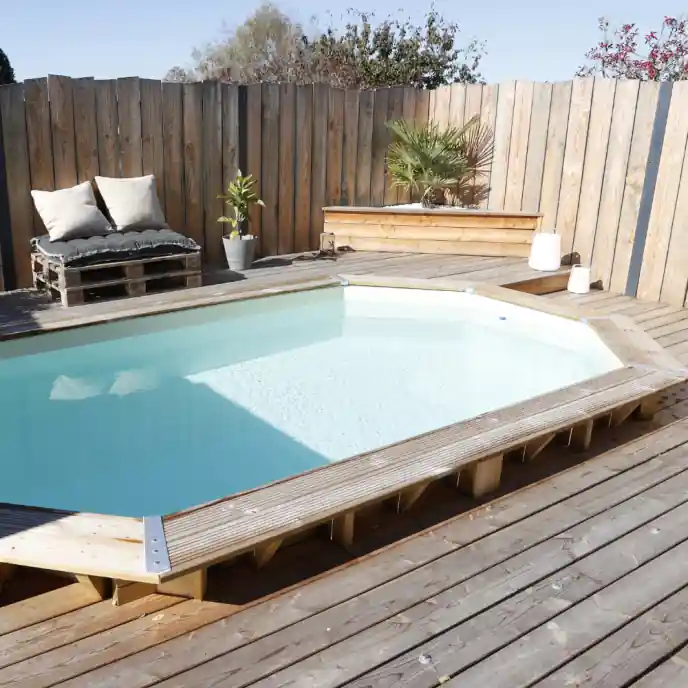 Piscine bois Azura 300 x 400 Ubbink