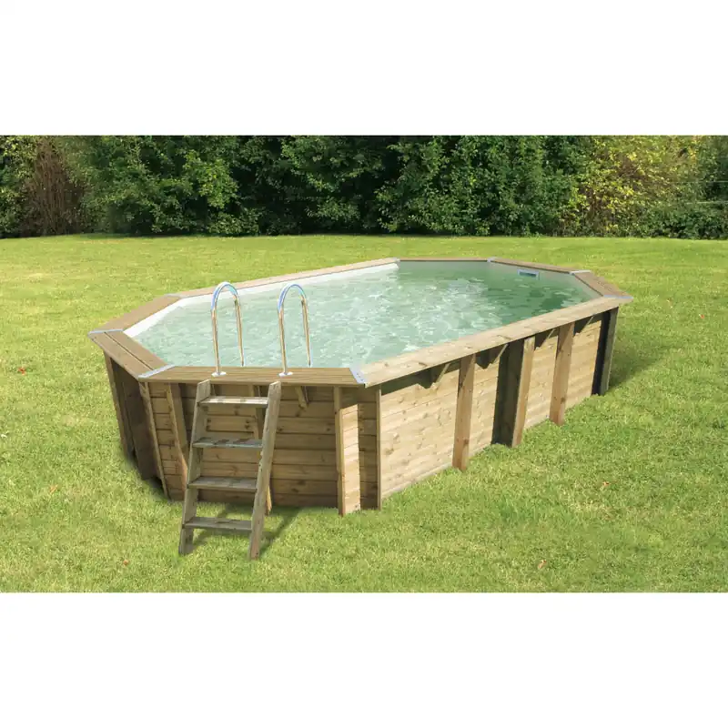 Piscine bois Azura 355 x 490 Ubbink