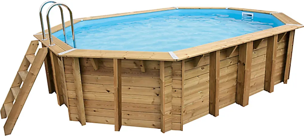 Piscine bois Sunwater 300 x 490 Ubbink