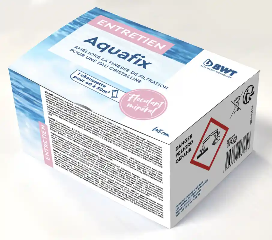Aquafix Floculant longue durée chaussette 1Kg – Bwt