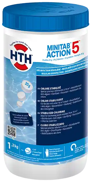 Minitab Action 5 pastilles 20g 1,2kg – Hth