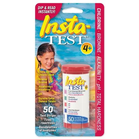 Insta Test 4 plus Flacon de 50 Bandelettes -Lamotte