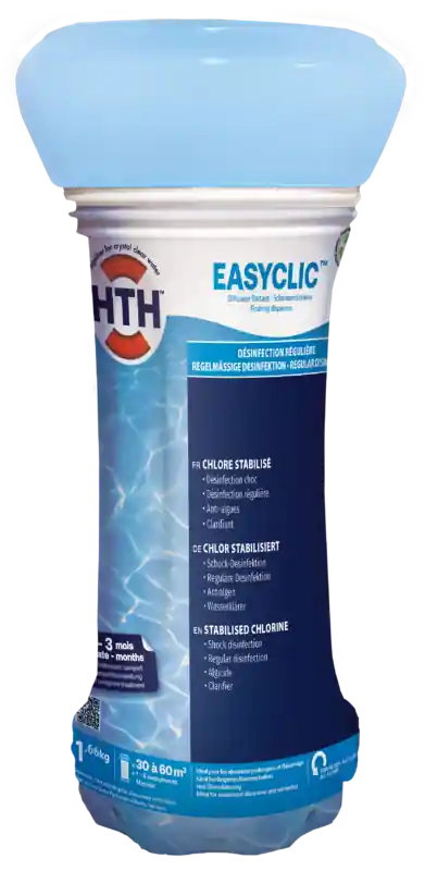 Easyclic Diffuseur de Chlore Flottant 30-60m3 – Hth