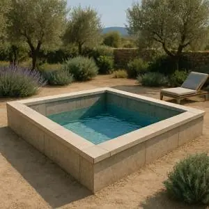 Piscine en Kit BETON CARRE