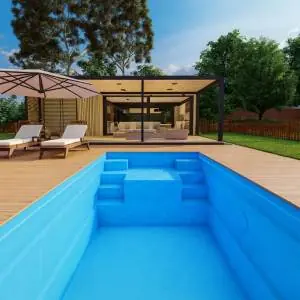 Piscine coque polyester OLYMPIE 5