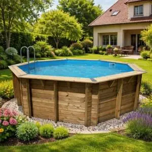 Piscine en bois Océa octogonale