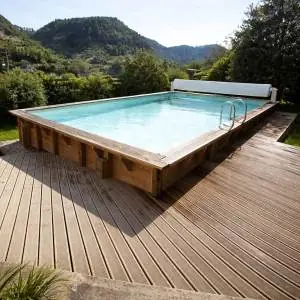 Piscine bois Linéa rectangulaire