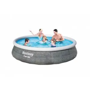 Piscine autoportante Bestway Fast Set rotin Ronde