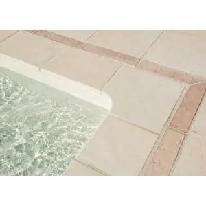 Margelle piscine INTEMPORELLE aspect fibré