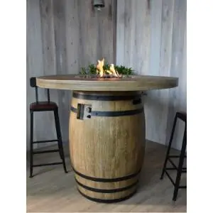 Brasero à gaz Lafite Barel Tonneau