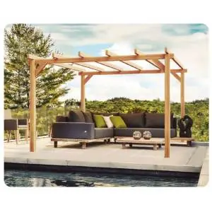 Pergola en bois lamellé-collé Linares
