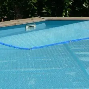 Bâche d‘été GEOBUBBLE piscine bois SUNBAY